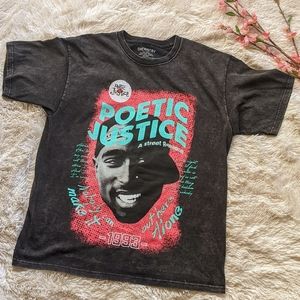 NEW Tupac Poetic Justice Graphic Tee
